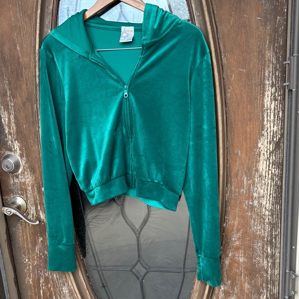 Offline by Aerie Velour Cropped Jacket! XL